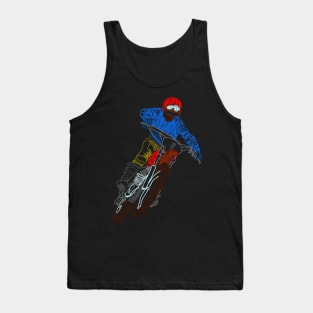 Vintage Motorcycle Retro Motocross Tank Top